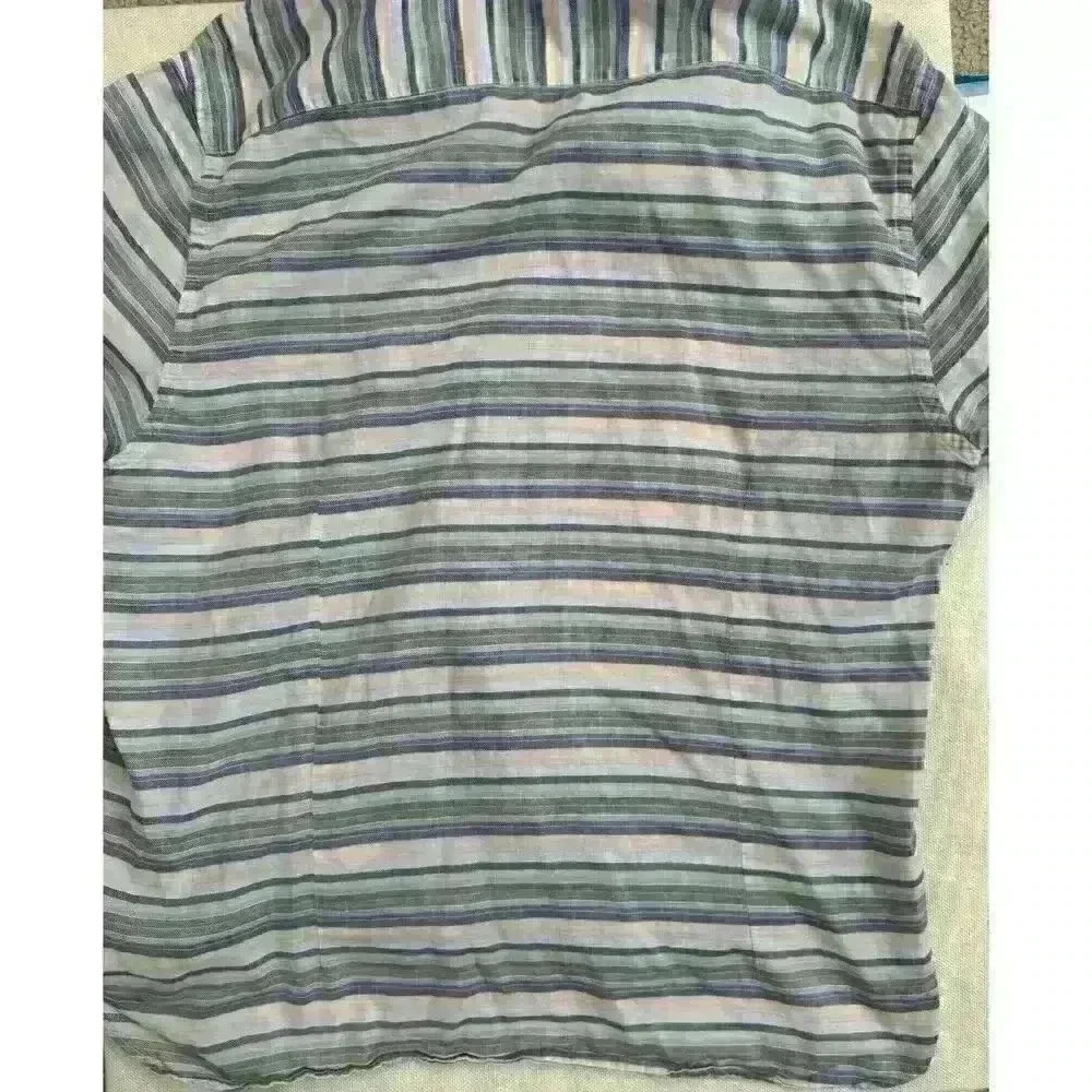 Lanai Men’s Short Sleeve Shirt Size XXL Made In Italy 100% Cotton Excellent Cond - Picture 5 of 8